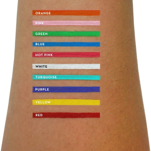 Set of 10 Vivid Bright Ink Eyeliners - Picture 3 of 6